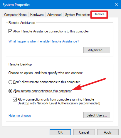 allow ssh connections windows 10